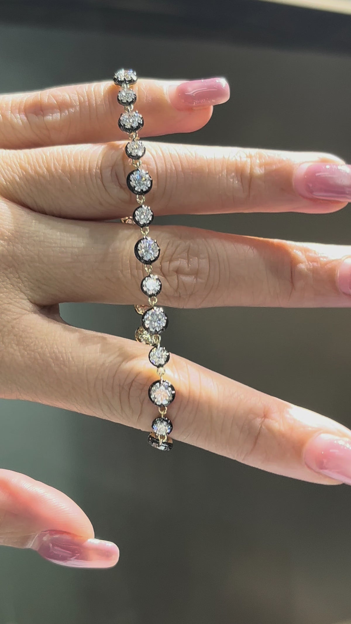 Eternal Tennis Lab Diamond Bracelet