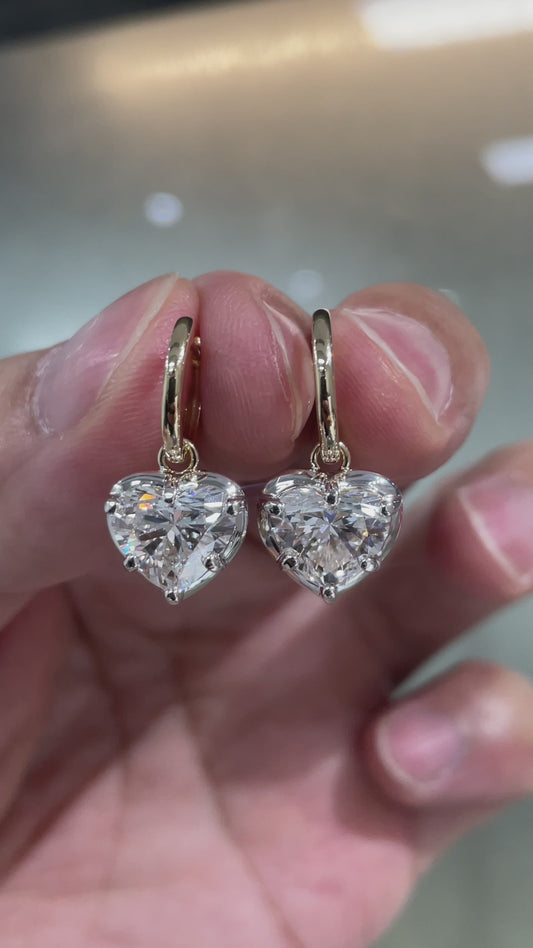Sweetheart Nest Lab Diamond Earrings